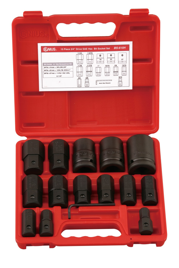 EMBOUTS HEXAGONAUX 3/4DR 15 P - Récréashop