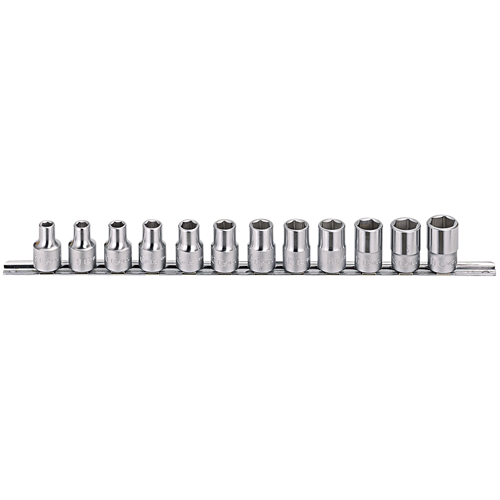 ENSEMBLE DE DOUILLES CHROME 1/2" DR. MET. 12MCX - Récréashop