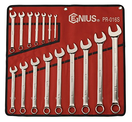 ENS.DE CLES COMBINEES (16PCES) 1/4"-1 1/4" - Récréashop