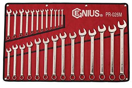 26-Piece Metric Combination Wrenches - Récréashop