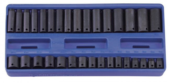 DOUILLES A PERC. MET 32PCS 3/8 - Récréashop