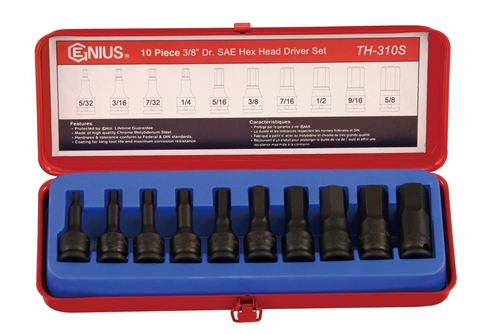 ENS.10 PCS ALLEN KEY 3/8DR - Récréashop