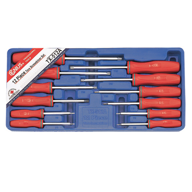 ENSEMBLE DE TOURNEVIS A EMBOUT INVIOLABLE 12 PIECES - Récréashop