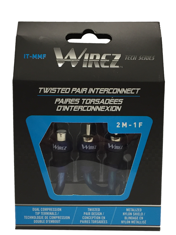 CONNECTEUR Y RCA 2M A 1F - Récréashop