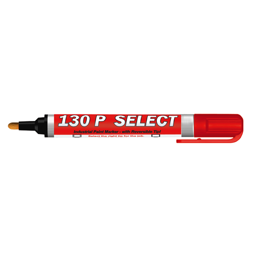 MARQUEUR PEINT.IND.130P ROUGE - Récréashop