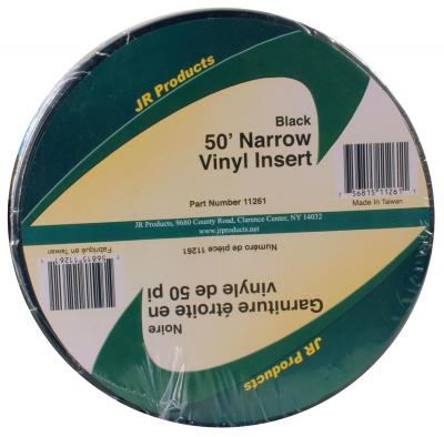 3/4"x50' NARROW VINYL INSERT - BLACK - Récréashop