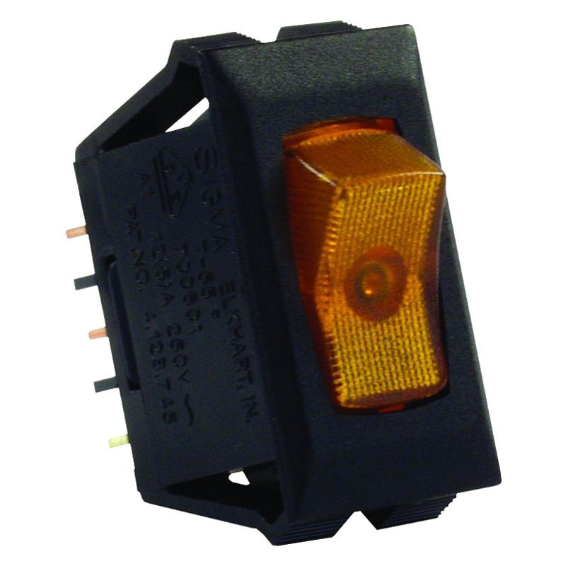 INTERR. 12V AMBRE/NOIRE - Récréashop