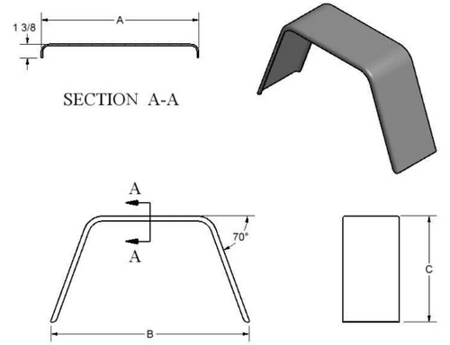 AILE 10"X36"X19-1/4" - Récréashop