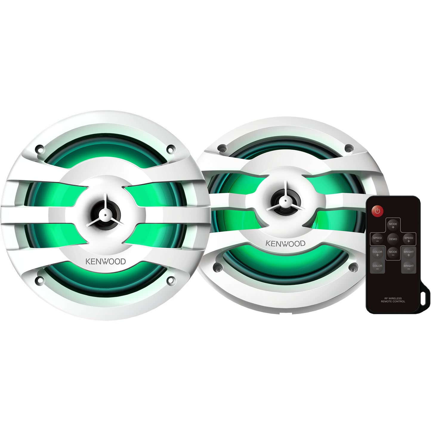 HT-PARL.MARIN BLANC 6-1/2" 75W RMS avec DEL - Récréashop