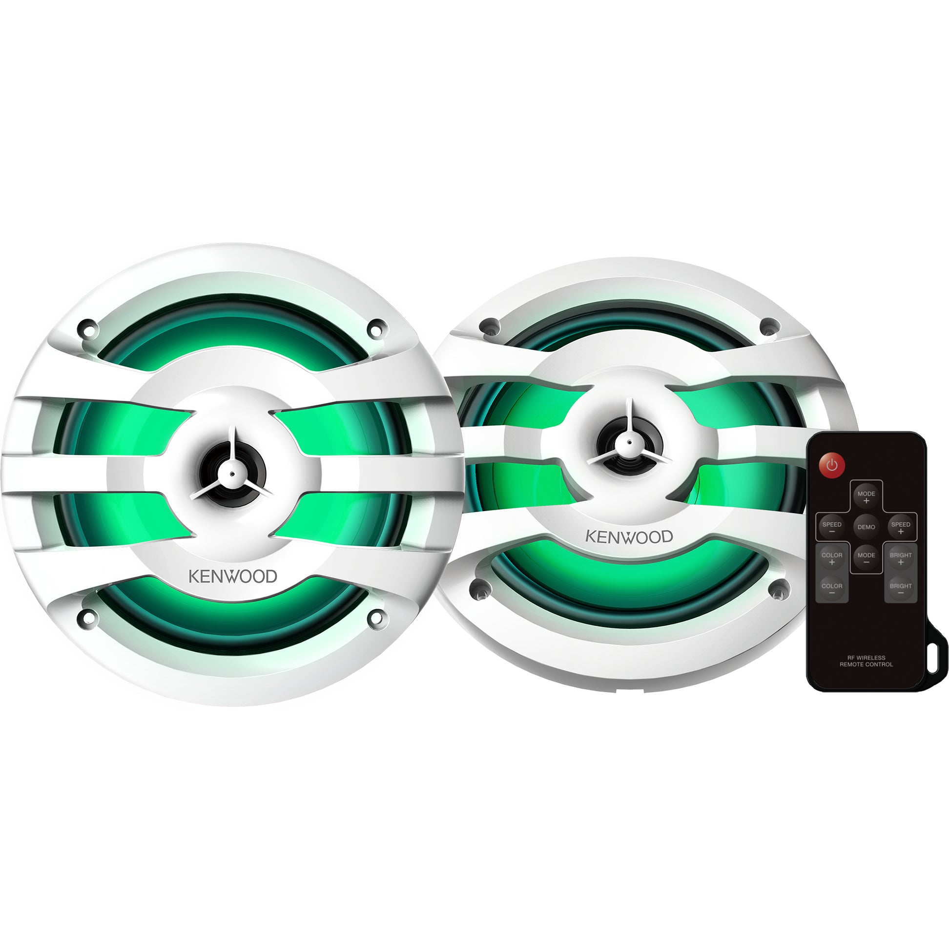 HT-PARL.MARIN BLANC 6-1/2" 75W RMS avec DEL - Récréashop