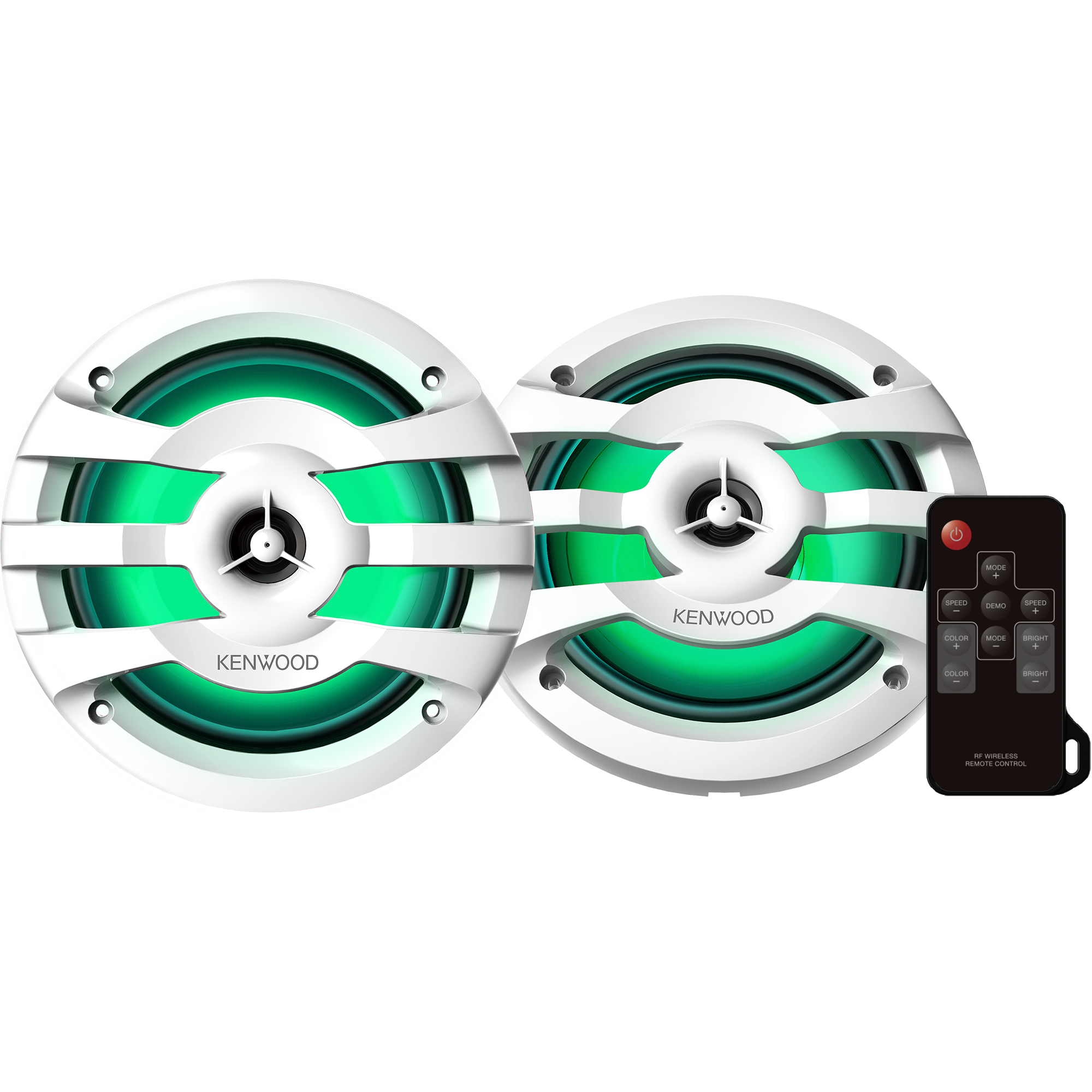 HT-PARL.MARIN BLANC 6-1/2" 75W RMS avec DEL - Récréashop