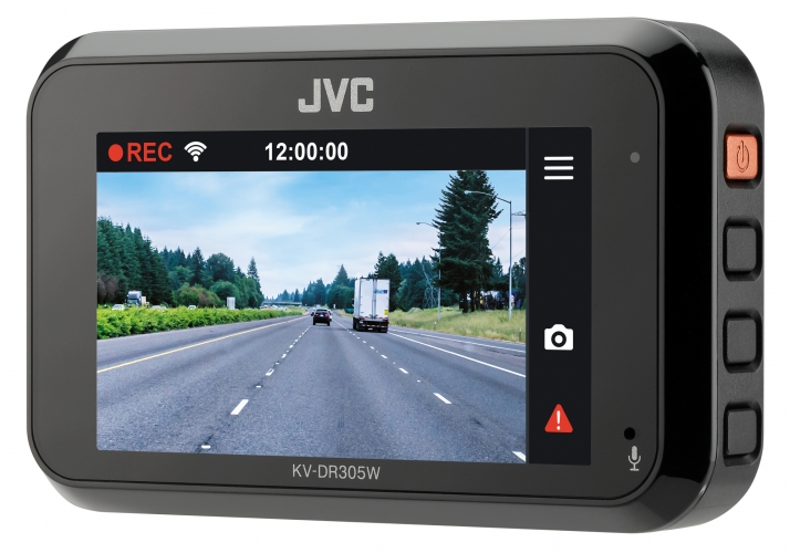 Caméra de tableau de bord JVC avec GPS intégré - Récréashop