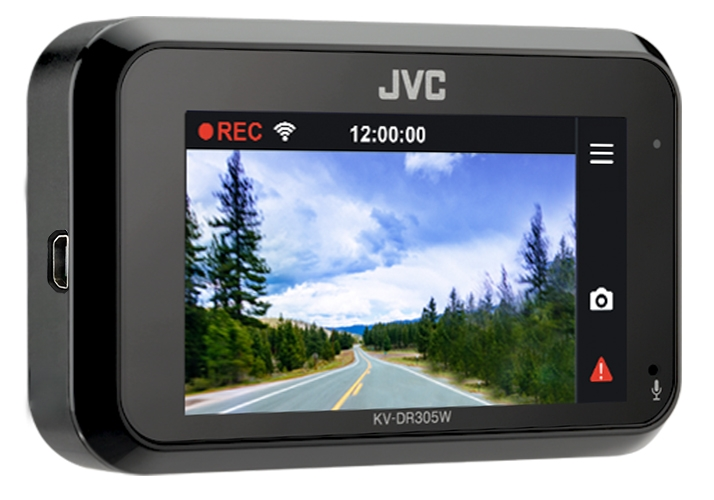 Caméra de tableau de bord JVC avec GPS intégré - Récréashop
