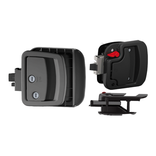 POIGNEE PORTE LEONARO NOIR *LEO-RVL INCLUS* - Récréashop