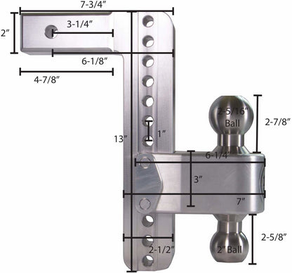 TURNOVER BALL 10" BAISSE AVEC 2" SHANK