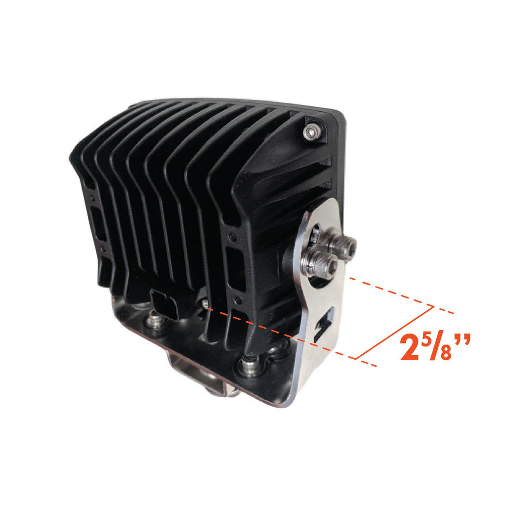 LUMIERE DEL CHAUFFANTE 4.75" X 4" AVEC CONNECTEUR DEUTCH - Récréashop