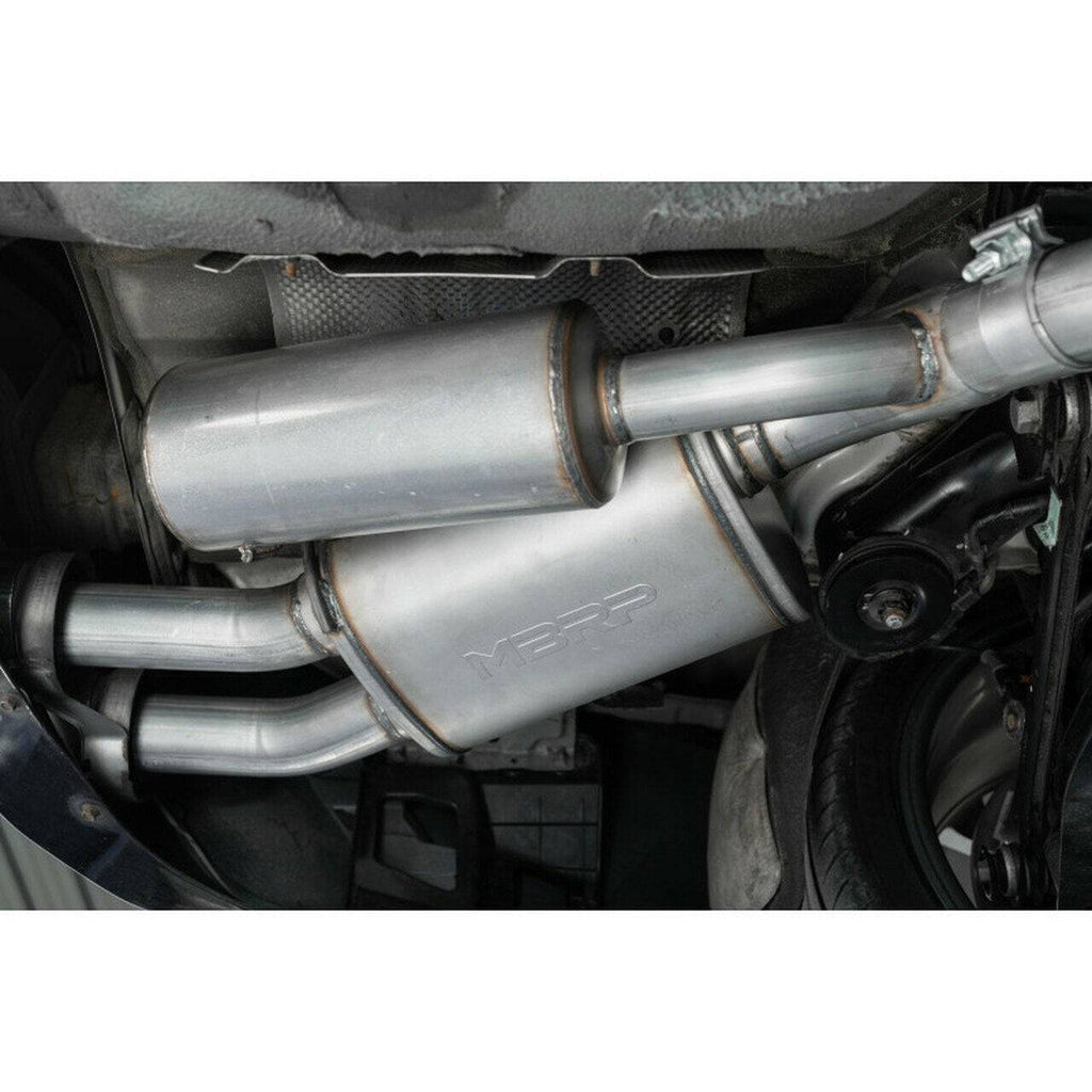 T304 SS 2.5" CatBackDual Rr Exit Stinger 3.3L RWD/AWD 18-21 - Récréashop