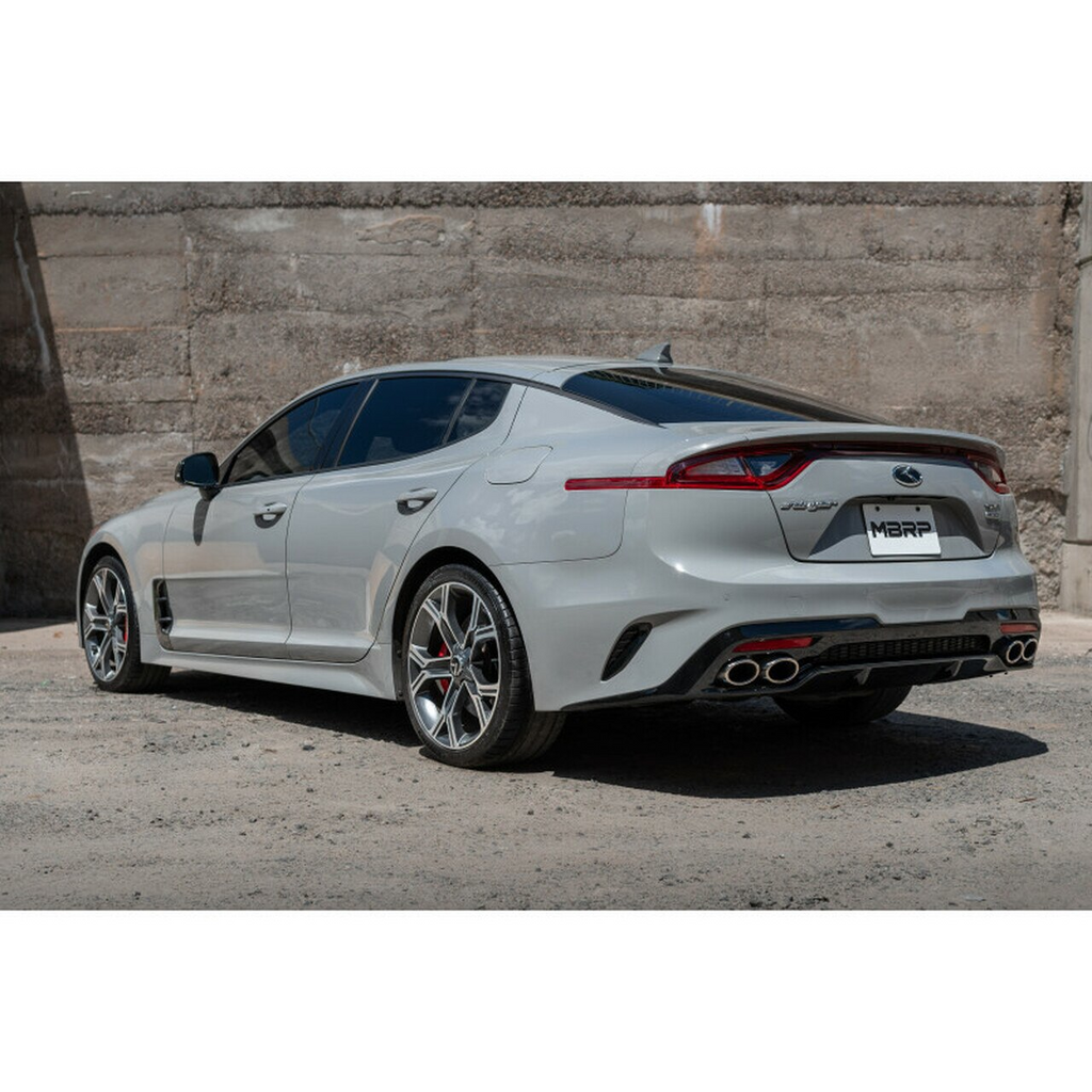 T304 SS 2.5" CatBackDual Rr Exit Stinger 3.3L RWD/AWD 18-21 - Récréashop