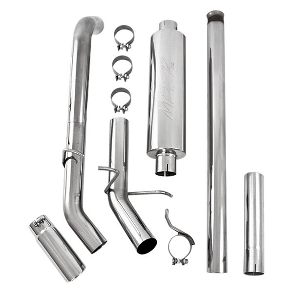 T409 SS 3"CatBackSingleSideExit 1500Silv/Sier4.3L,5.3L 14-18 - Récréashop