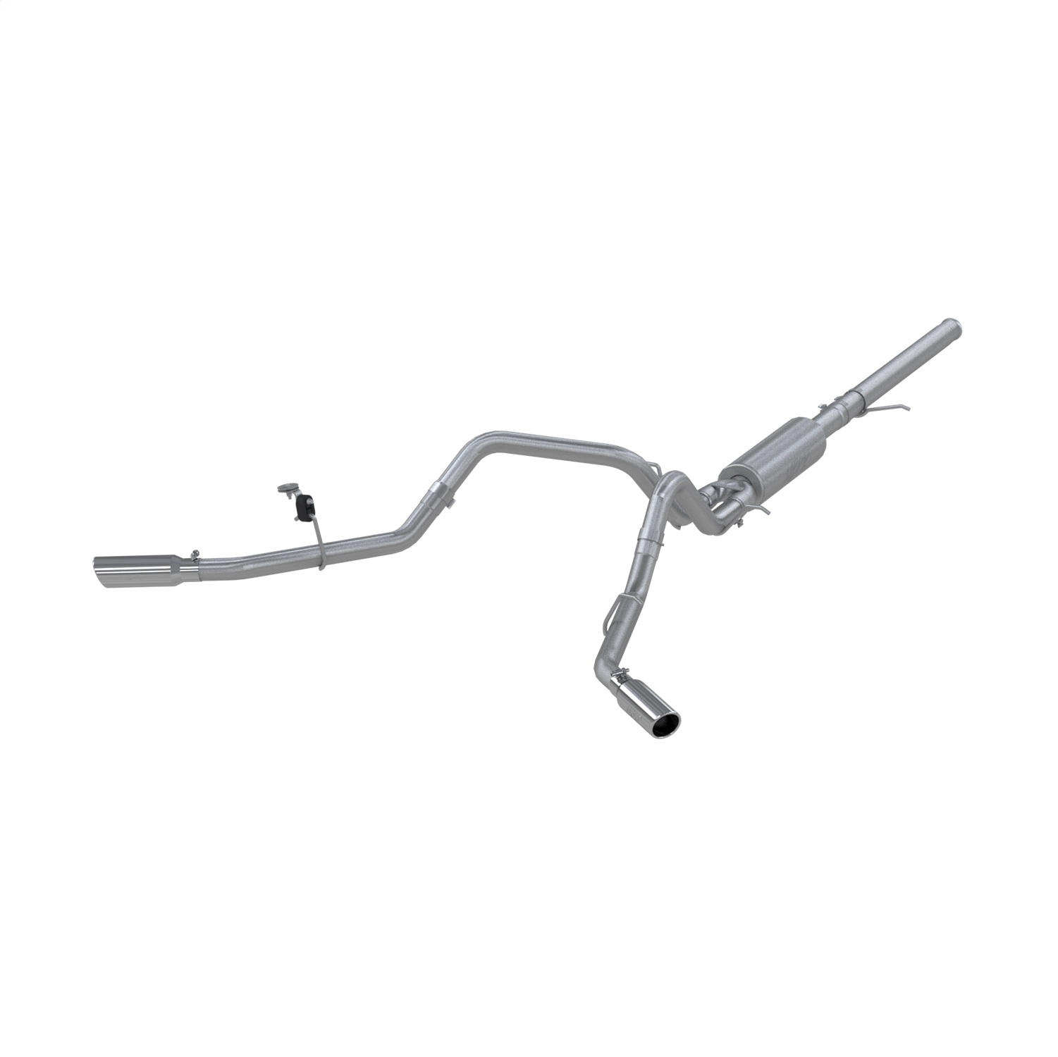 T409 SS3"CatBackDualSplitSide 1500Silv/Sierra4.3L,5.3L 14-18 - Récréashop