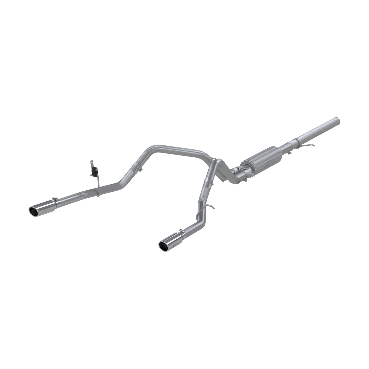 T409 SS 3"CatBackDualSplitRr 1500 Silv/Sierra4.3L,5.3L 14-18 - Récréashop
