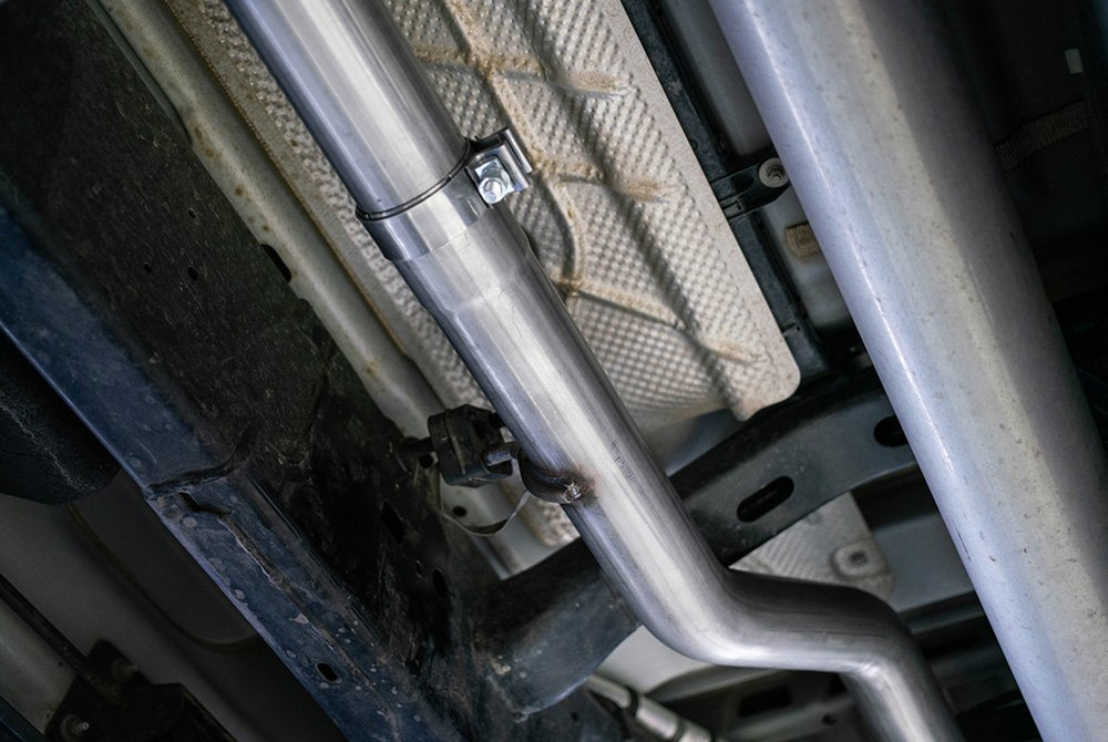 T409 SS 3" Muffler Bypass Pipe 1500, 5.7L Hemi  19-21 - Récréashop