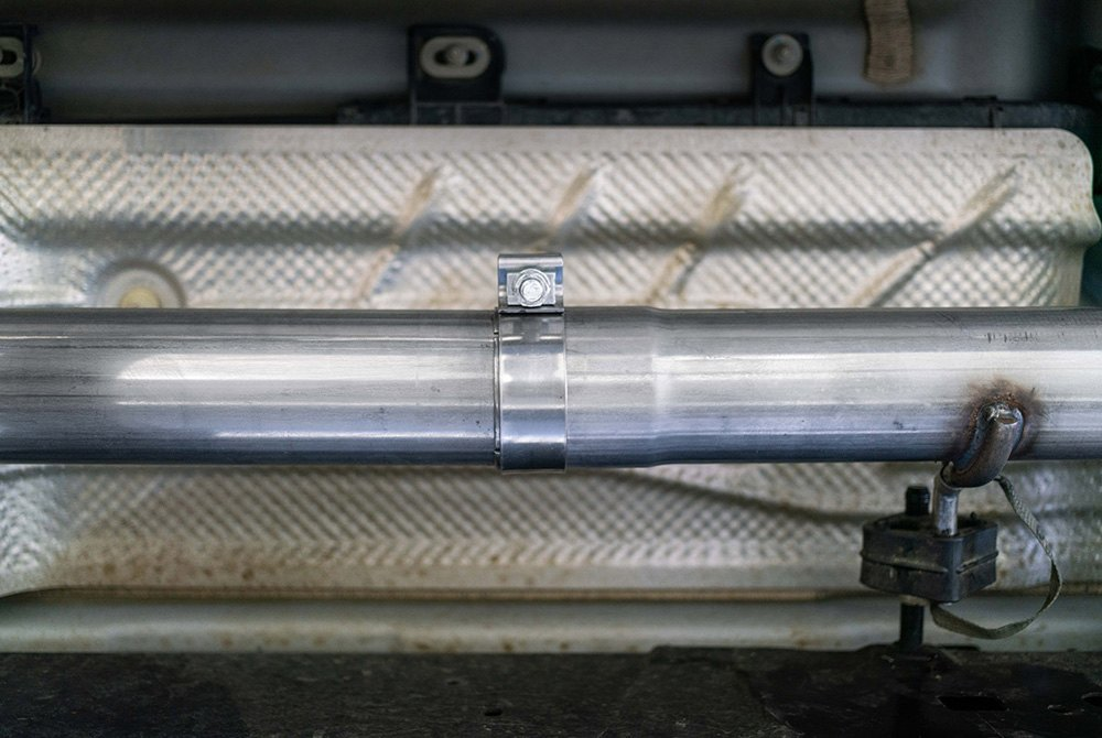 T409 SS 3" Muffler Bypass Pipe 1500, 5.7L Hemi  19-21 - Récréashop