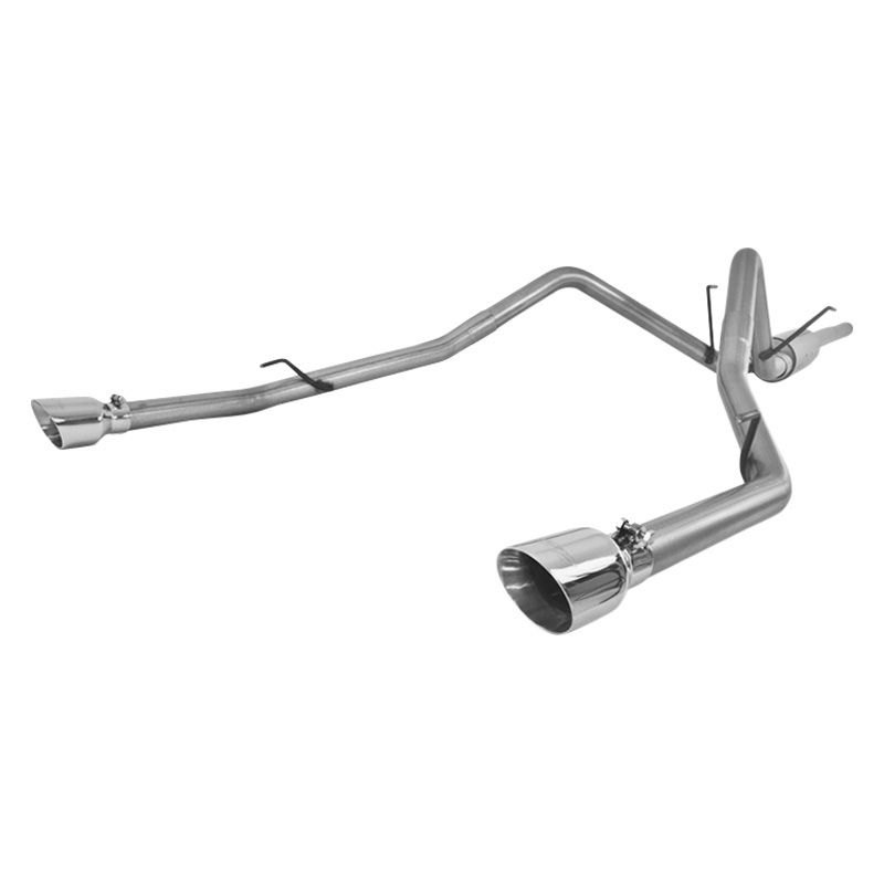 AlumSt 2.5" CatBackDual Split Rr  1500 Classic  19-21 - Récréashop