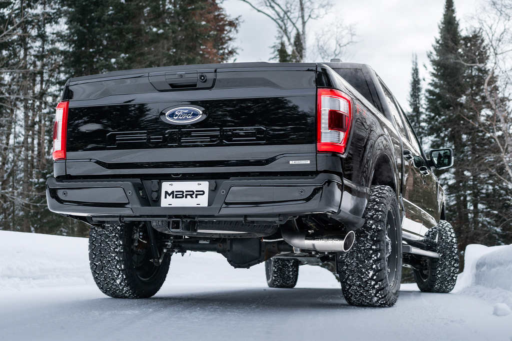 T409 SS 4"CatBack Single Side F-150 2.7L/3.5LEco/5.0L 2021 - Récréashop
