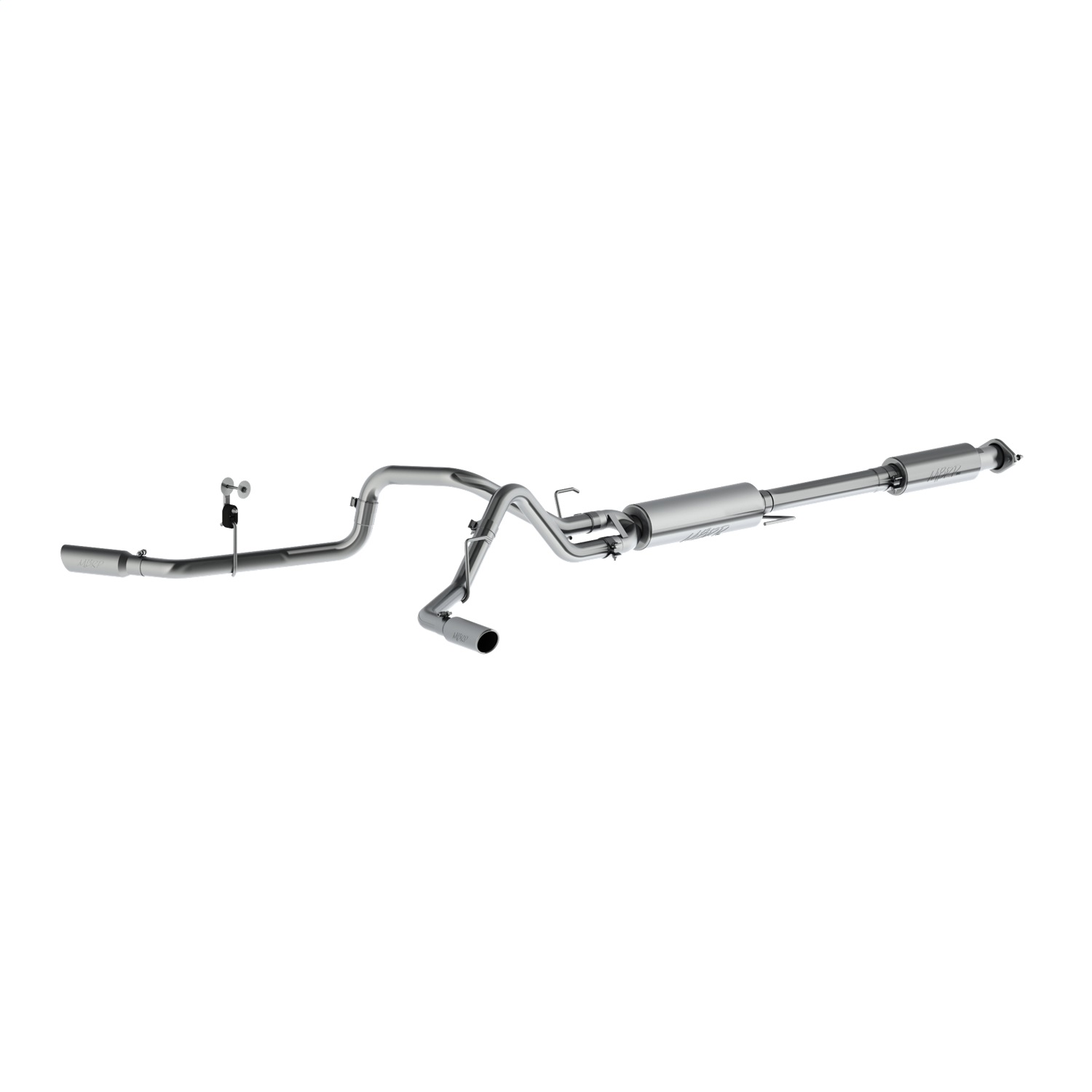 T409 SS 2.5"CatBackDual Side Exit F-150 5.0L 15-20 - Récréashop