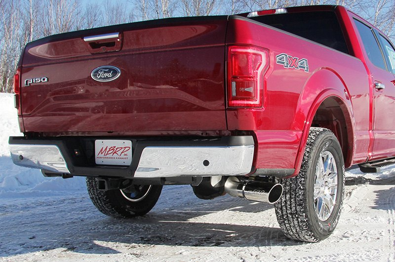 T409 SS 4"CatBack Single F-150 2.7L/3.5L EcoBoost 15-20 - Récréashop