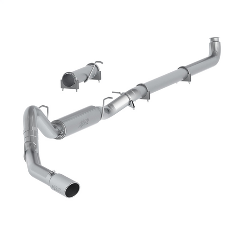 AlumSt 4"CatBackSingleSide 2500/3500 Duramax, EC/CC 01-07 - Récréashop