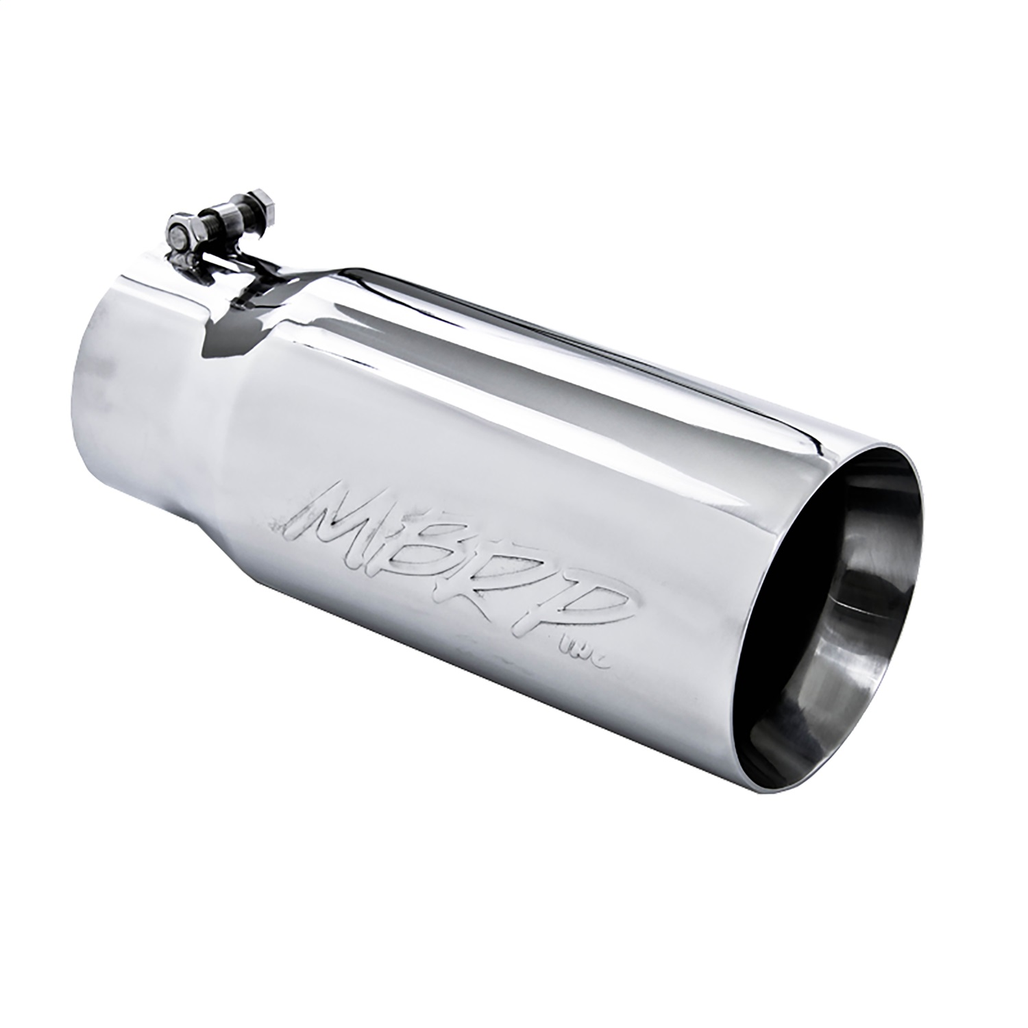 T304 SS Tip 5"OD Dual Wall Straight 4"IN 12"Length - Récréashop