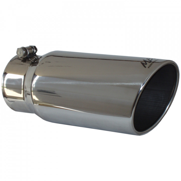 T304 SS Tip 5"OD Angled Rolled End 4"IN 12"Length - Récréashop