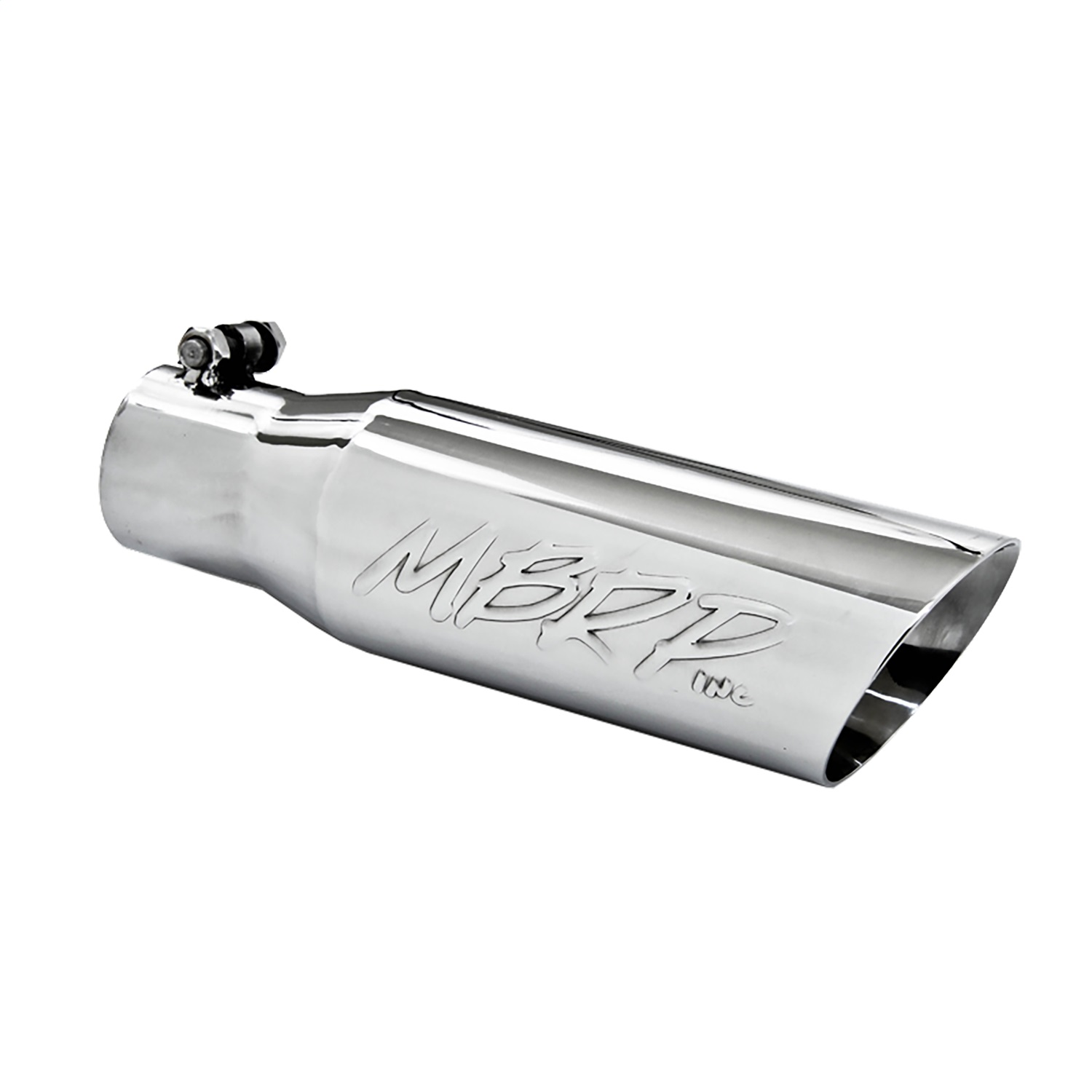 T304 SS Tip 3.5"OD Dual Wall Angled 2.5"IN 12"Length - Récréashop
