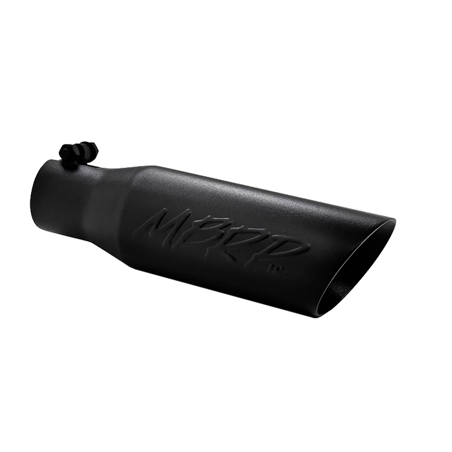 Blk Coated Tip 3.5"OD Dual Wall Angled 2.5"IN 12" length