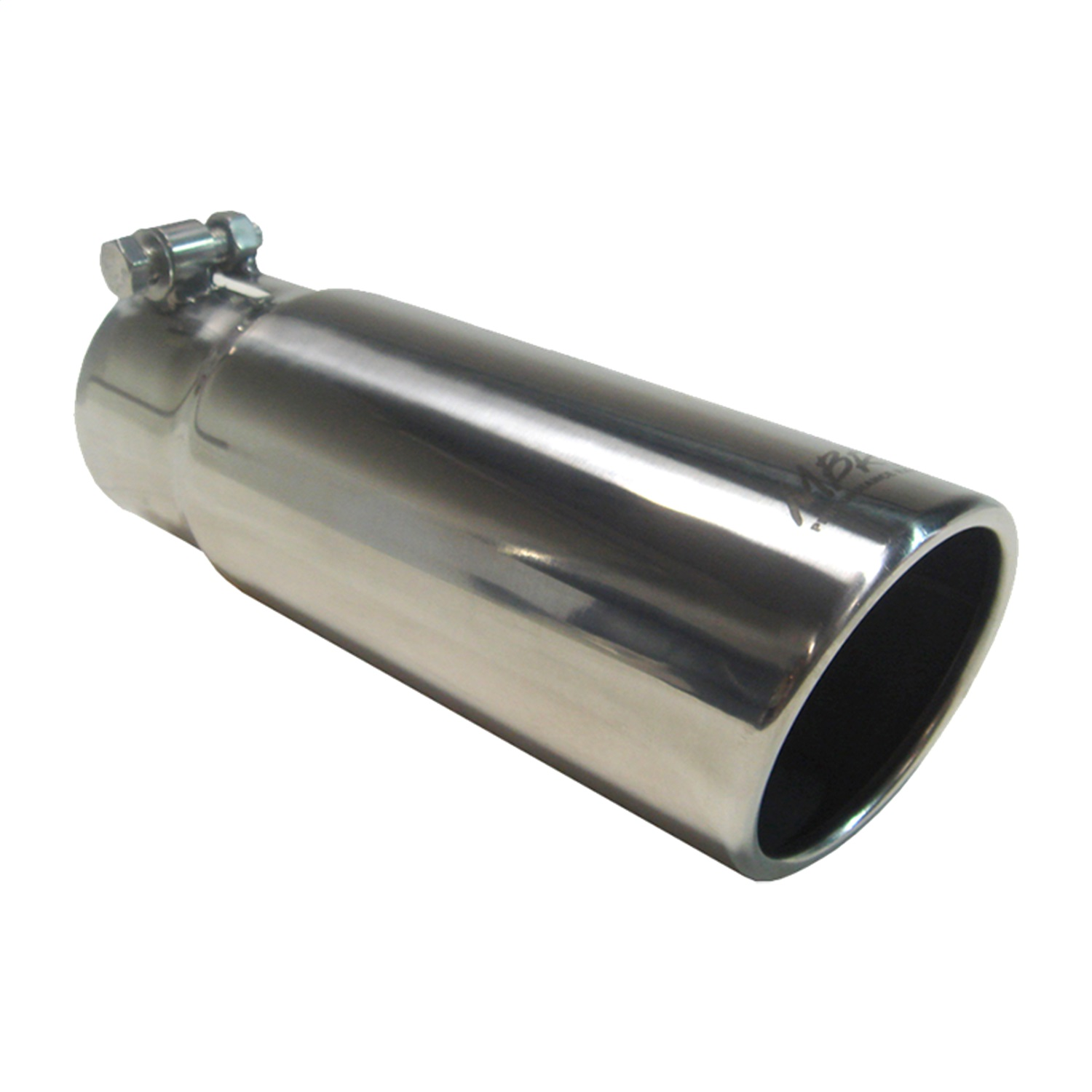 T304 SS Tip 3.5"  OD Angled Rolled End 3"IN 10"Length - Récréashop