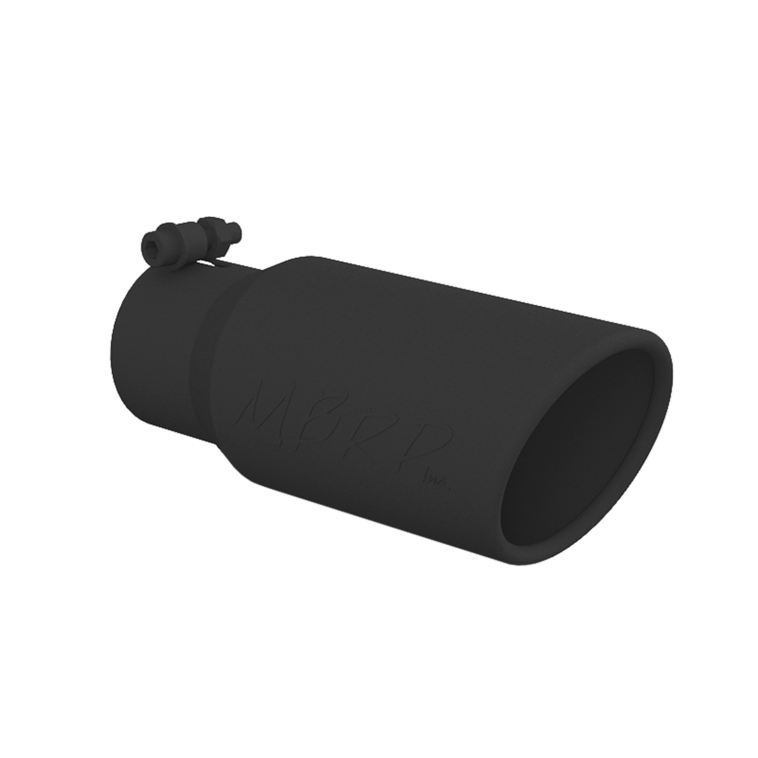 Blk Coated Tip4"OD AngledCutRolledEnd 3"IN 10"Length - Récréashop