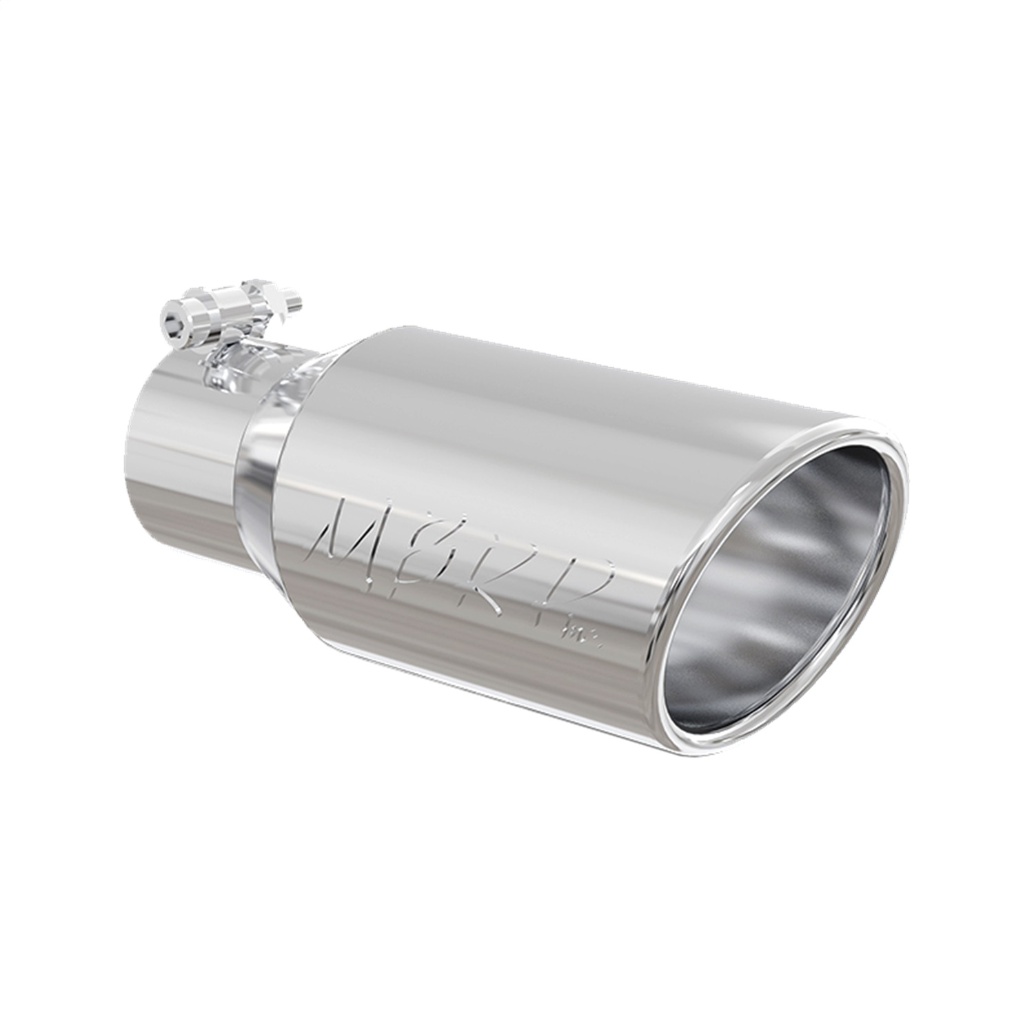 T304 SS Tip, 4"OD Angled Rolled End 2.75"IN 10"Length - Récréashop
