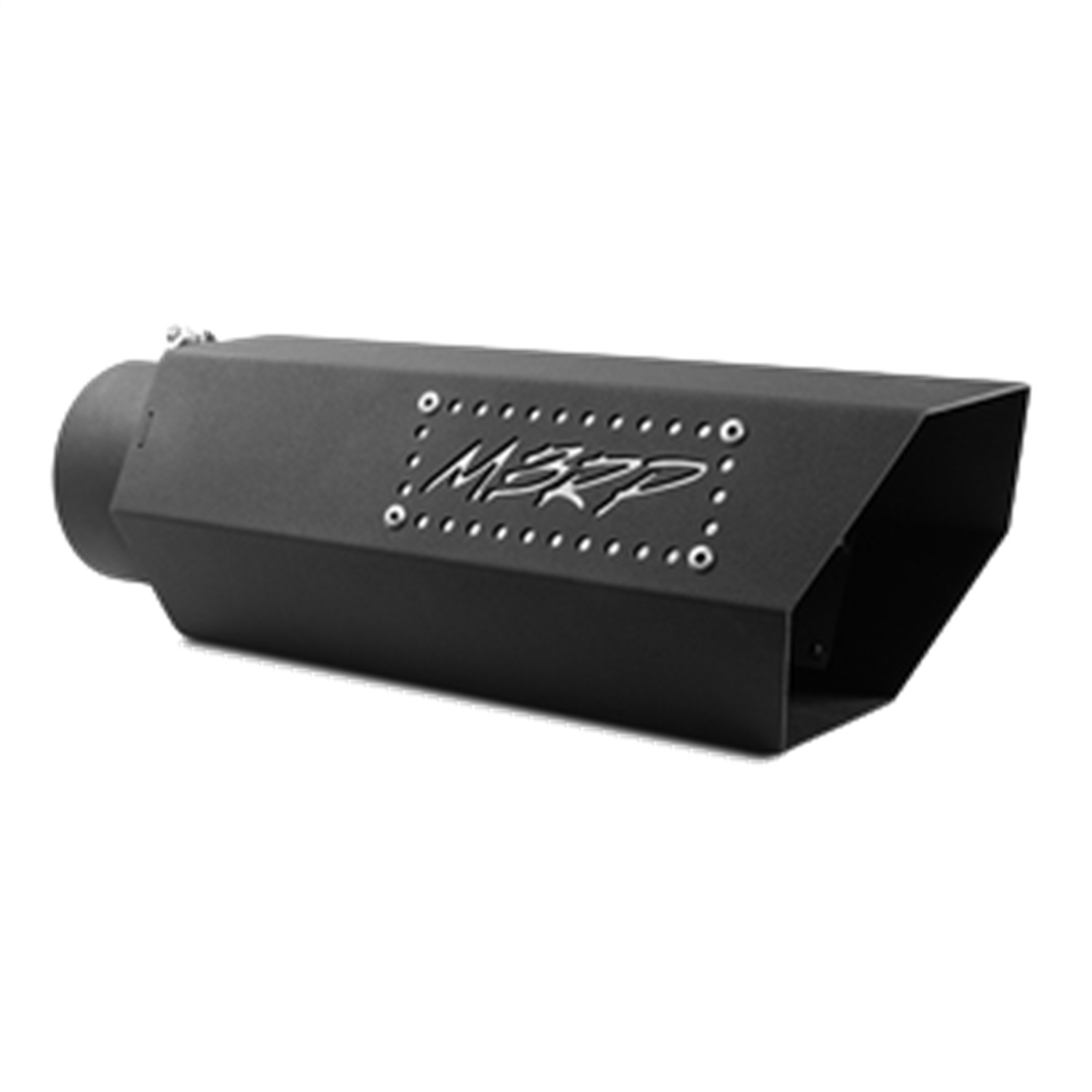 Blk Coated Hex Tip 4"ID 5"OD 16"Length  w/Logo Plate - Récréashop