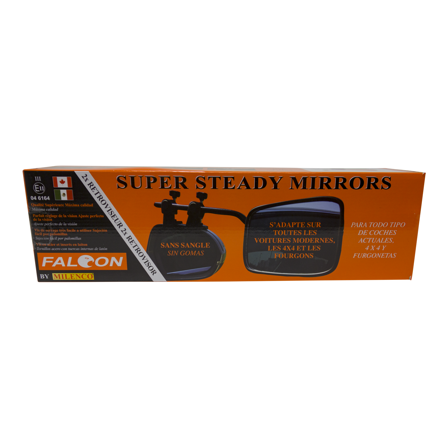 PAQUET DOUBLE DE MIRROIR FALCON SUPER STEADY - Récréashop