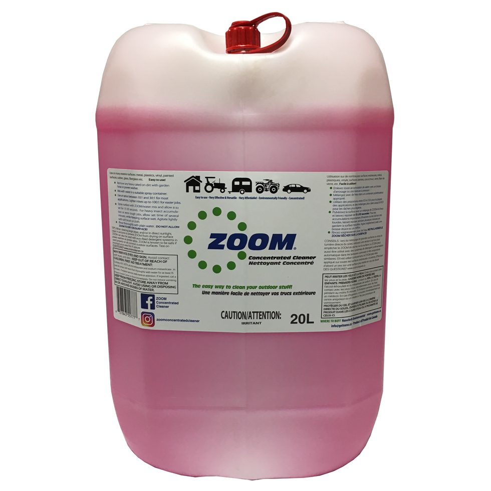 NETTOYEUR DEGRAISSEUR ZOOM CONCENTRE 20L XC - Récréashop