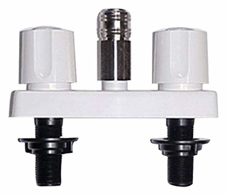 AV FAUCET/QUICK DISCONNECT, 4", WHITE - Récréashop