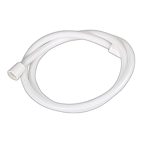 60" WHITE VINYL SHOWER HOSE - Récréashop