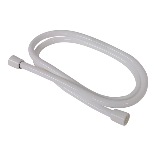 60" WHITE NYLON SHOWER HOSE - Récréashop