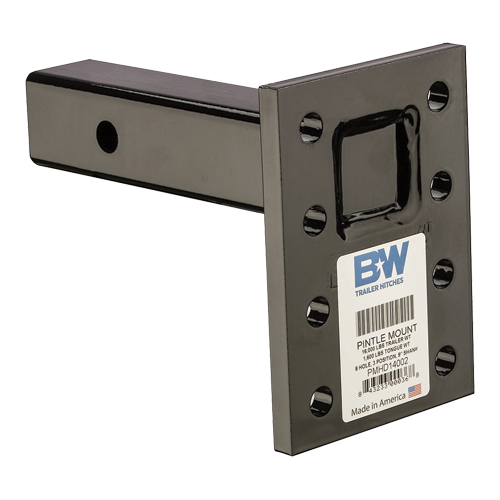 Pintle Mount 2" sq.  - 8 Hole, - Récréashop