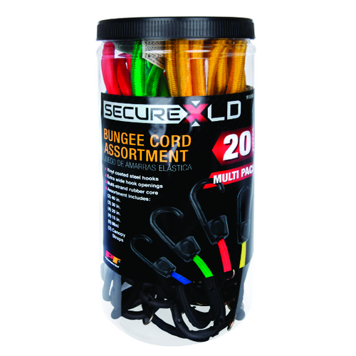 ASSORTIMENT DE CORDONS BUNGEE 20 PC - Récréashop
