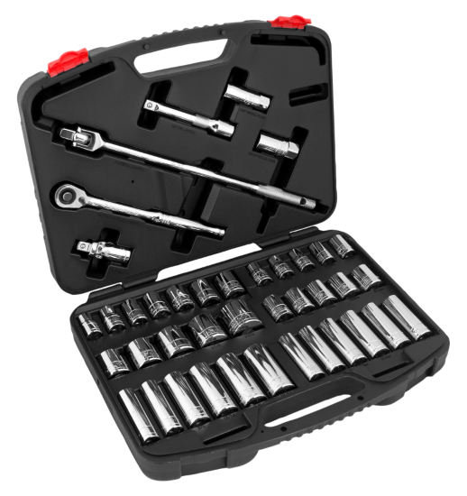 KIT DE SOCKET 1/2" 40PCS - Récréashop