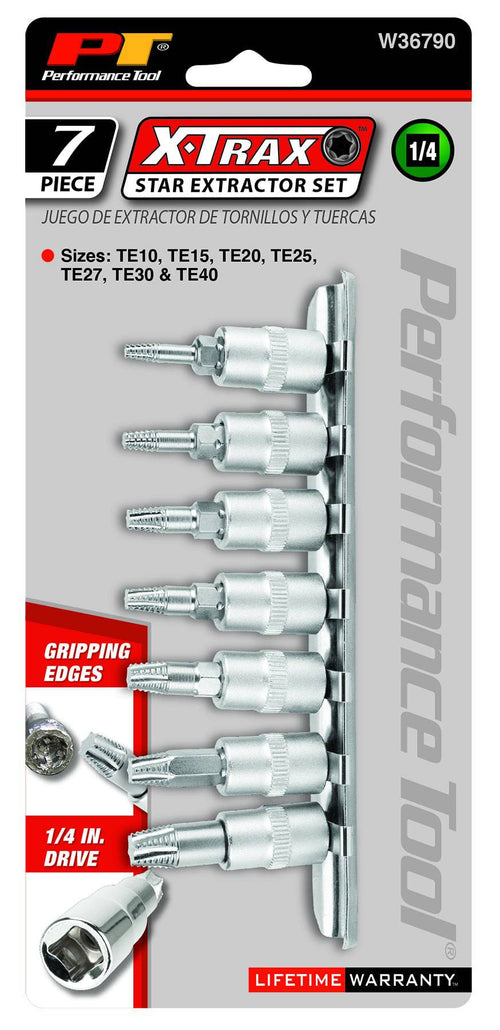 7PC 1/4 DRIVE  X-TRAX SET - Récréashop