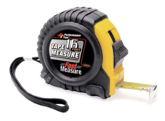 RUBAN A MESURER 16PI X 3/4LAME - Récréashop
